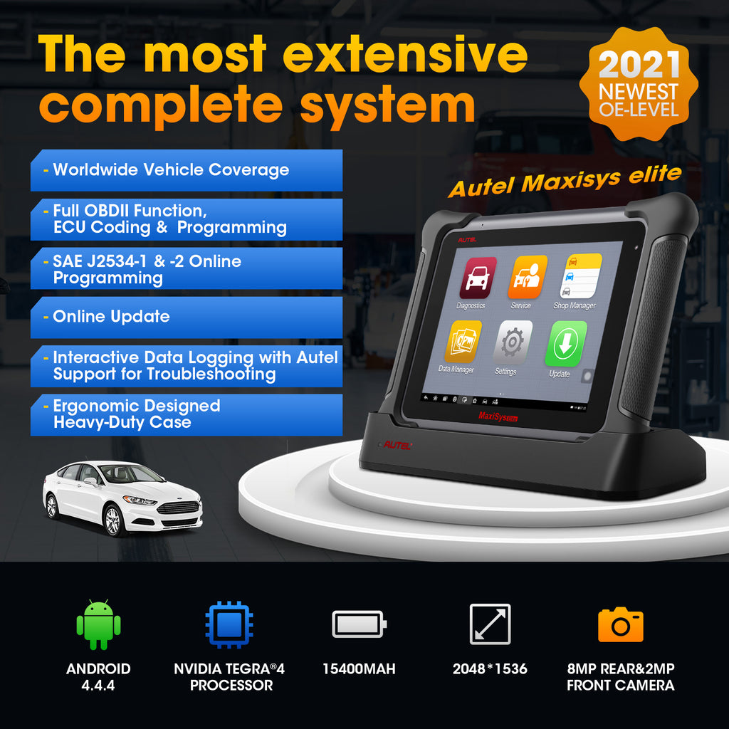 [Ship from US]Autel MaxiSys Elite Intelligent Automotive Diagnostic Scan Tool