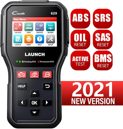[Ship from US]LAUNCH CR629 ABS SRS Scan Tool OBD2 Scanner with Active Test