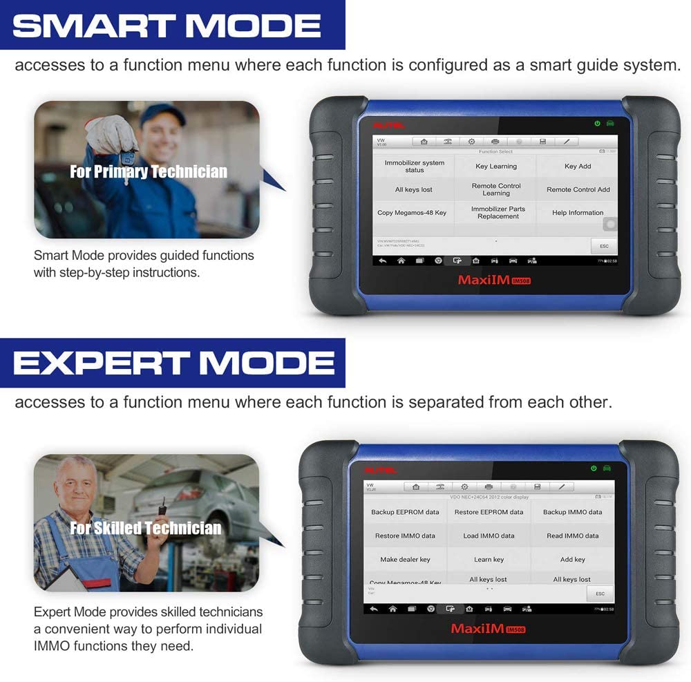 [Ship from US] Autel MaxiIM IM508 Advanced Key Programmer and Diagnostic Tool Updated Version of Auro OtoSys IM100