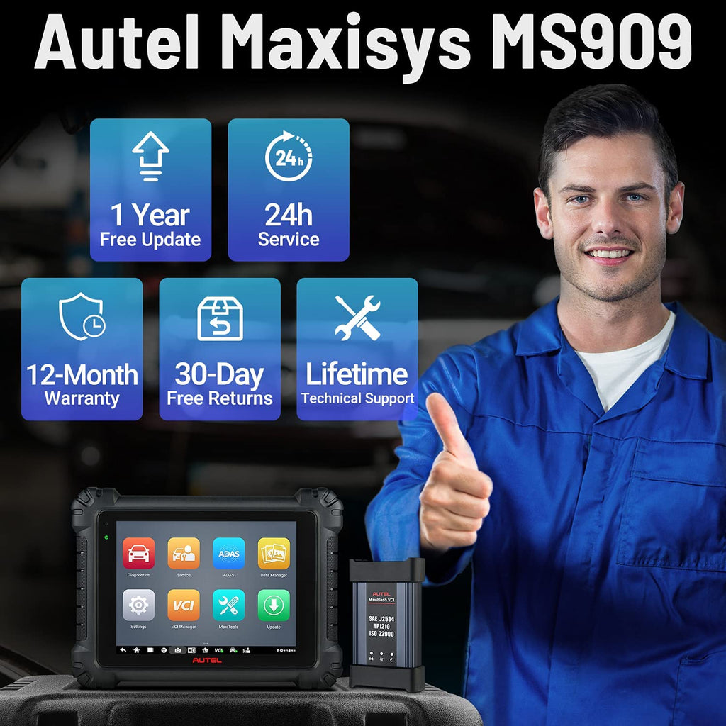 [Ship from US]Autel MaxiSys MS909 Intelligent Diagnostic Tool Upgrade Version of MaxiSys Elite