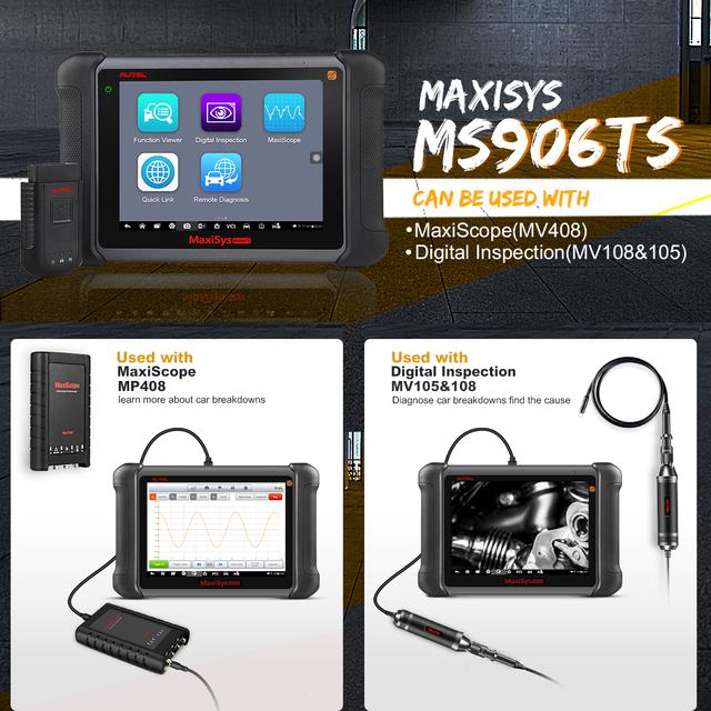 [Ship from US]Autel Maxisys MS906TS 2 Years Free Update Automotive Diagnostic Scanner With Complete TPMS Service