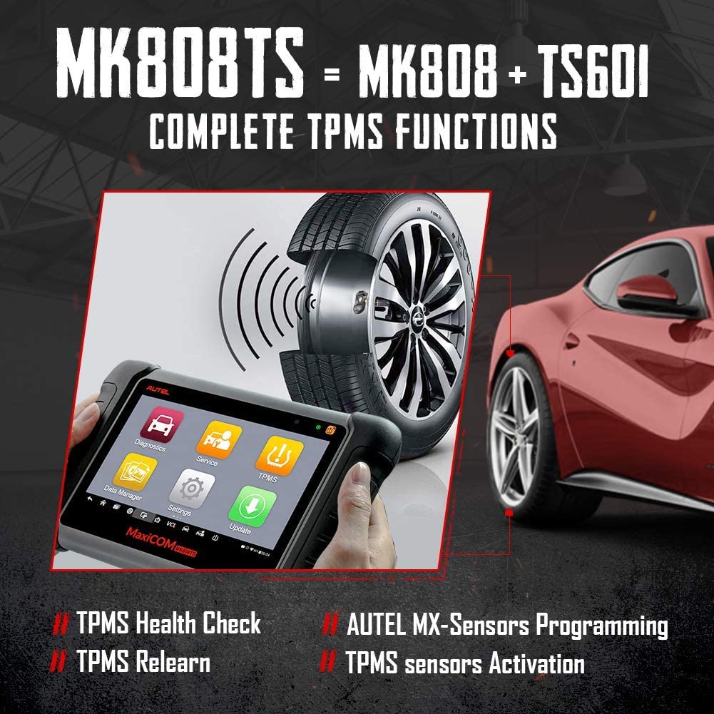 [Ship from US]Autel MaxiCOM MK808TS TPMS Scanner With Complete TPMS And Sensor Programming