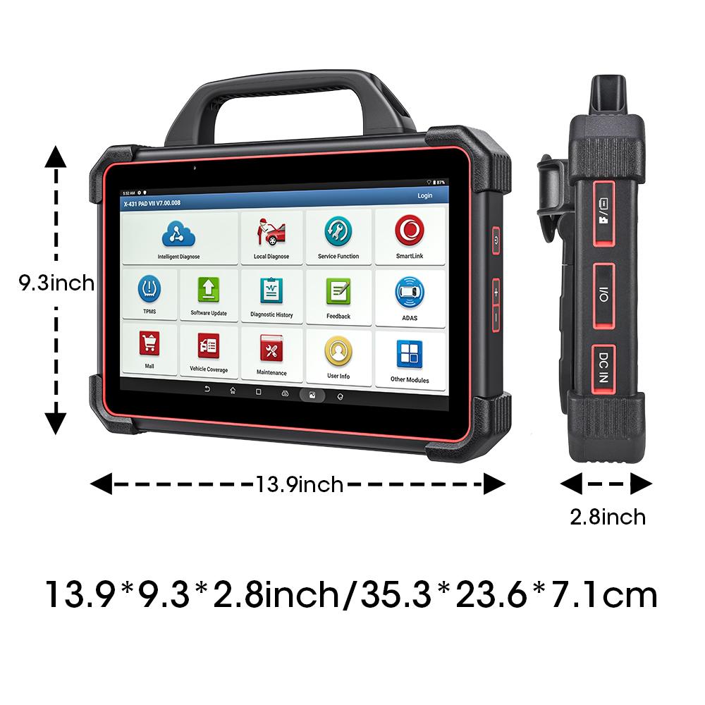 [Ship from US]Original Launch X431 PAD VII with Smartlink C VCI Automotive Diagnostic Tool Support Online Coding and Programming