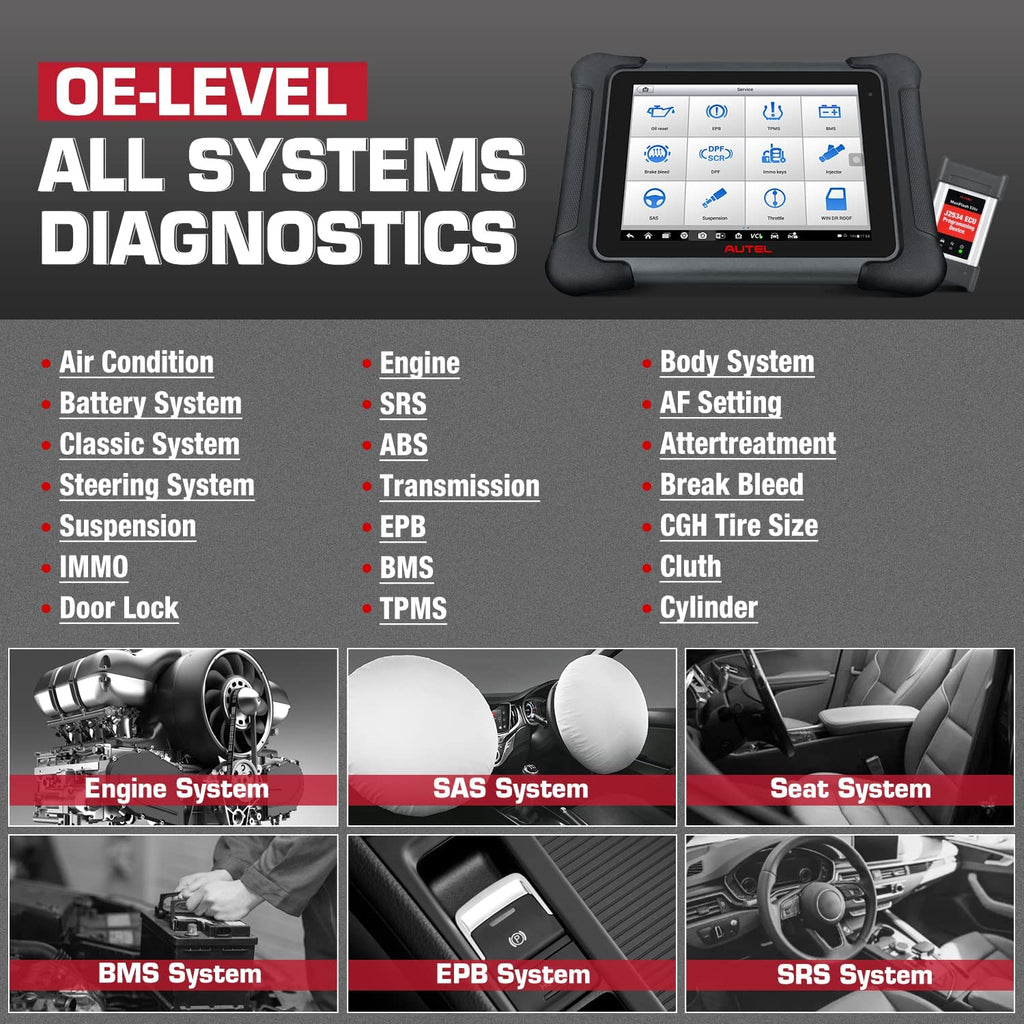 Autel MaxiSys Elite II Diagnostics Tool (Upgrade of Elite/ MK908P)