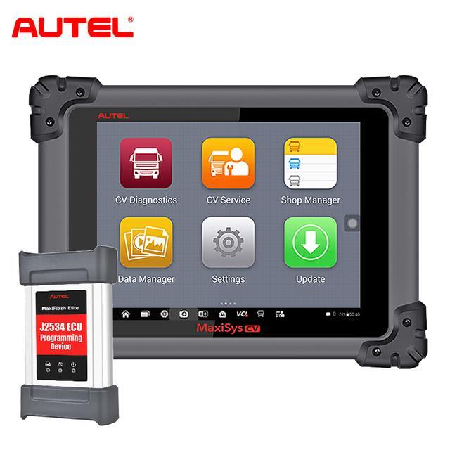 Autel MaxiSYS 908 Commercial Vehicle Diagnostics Tool w/ Free Autel Trailer  PLC